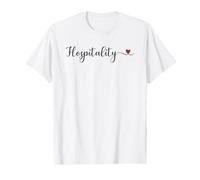 Cœur d'hospitalité Mignon avec Typographie Manuscrite Cadeau T-Shirt Graphique avec Valeur