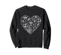 Cœur d'impression 3D - Fabrication additive et imprimantes 3D Sweatshirt