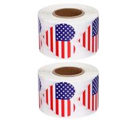 Cœur Drapeau Américain pour Sceller Lettres, 1,5x1,5 Pouces