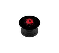 Cœur du Groupe sanguin B Facteur rhésus PopSockets PopGrip Adhésif