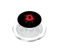 Cœur du Groupe sanguin B Facteur rhésus PopSockets PopGrip pour MagSafe