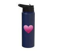 Cœur élégant pour Saint-Valentin, épouse, petite amie Stainless Steel Insulated Water Bottle