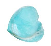 Cœur en amazonite, pierres d'amour en , pierres d'amour positives polies, pierre naturelle romantique pour aquarium, étagère