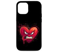 Cœur en Colère, Heart Cartoon, Crazy Love, Rage, Funny Coque pour iPhone 12/12 Pro