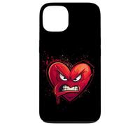 Cœur en Colère, Heart Cartoon, Crazy Love, Rage, Funny Coque pour iPhone 13