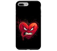 Cœur en Colère, Heart Cartoon, Crazy Love, Rage, Funny Coque pour iPhone 7 Plus/8 Plus