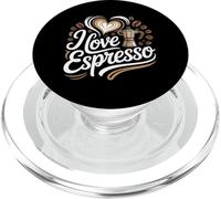 Cœur en Grains de café « I Love Espresso » PopSockets PopGrip pour MagSafe