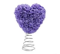 Cœur en mousse pour décoration d'arbre fleur artificielle mariage (D)