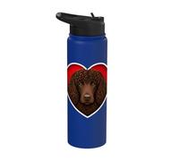 Cœur épagneul d'eau irlandais Stainless Steel Insulated Water Bottle