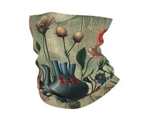 Cœur Et Fleurs Anatomie Humaine Vintage Femme Homme Bandeaux Multi-Usage Cache-Col Élastique Echarpe Tête Pirate pour Ski Motorcycle Bike