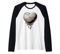 Cœur Fondant Forme Joueur de Boules Pétanque Boule Manche Raglan