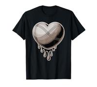 Cœur Fondant Forme Joueur de Boules Pétanque Boule T-Shirt