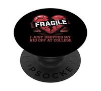 Cœur Fragile, Je Viens de déposer Mon Enfant à l'université PopSockets PopGrip Adhésif