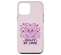 Cœur Humoristique en Forme de Chat Guilty of Love pour Coque pour iPhone 12 Mini