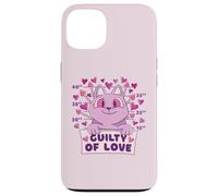 Cœur Humoristique en Forme de Chat Guilty of Love pour Coque pour iPhone 13
