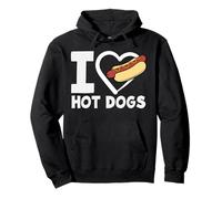 Cœur « I Love Hot Dogs » Sweat à Capuche