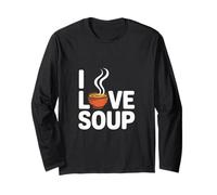Cœur « I Love Soup » Manche Longue