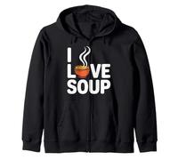 Cœur « I Love Soup » Sweat à Capuche