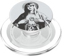 Cœur immaculé de Marie Notre Sainte Mère Catholique Vintage PopSockets PopGrip pour MagSafe