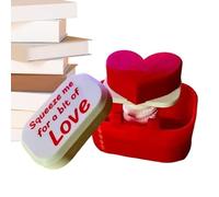 Cœur imprimé 3D dans une boîte - Souvenir imprimé 3D pour la Saint-Valentin, boîte à dragées avec un cœur - pour femme, épouse, petite amie, anniversaire de mariage
