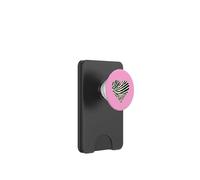 Cœur imprimé zèbre PopSockets PopWallet pour MagSafe