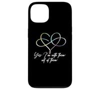 Cœur Infini | I'm with All of Them | Polyamory Pride Coque pour iPhone 13