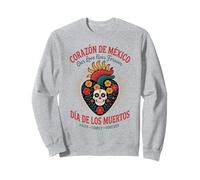 Cœur Mexicain Jour des Morts - Love Lives on Sweatshirt