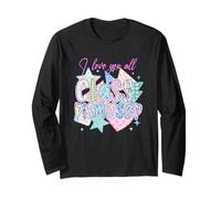Cœur mignon avec inscription « I Love You All Class » Manche Longue