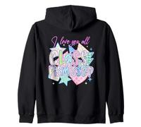 Cœur mignon avec inscription « I Love You All Class » Sweat à Capuche