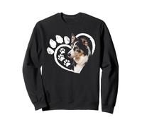 Cœur mignon Border Collie Sweatshirt
