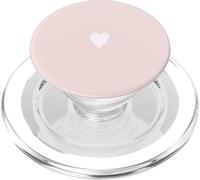Cœur mignon rose layette dessiné à la main art numérique minimaliste PopSockets PopGrip pour MagSafe