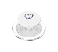 Cœur Mystique Cristal Illustration Magique PopSockets PopGrip pour MagSafe