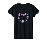 Cœur Mystique Cristal Illustration Magique T-Shirt Graphique avec Valeur