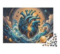 Cœur Océan Espace 1000 Pièces Mini Puzzle pour Adultes