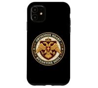 Cœur orthodoxe âme Byzantine Aigle byzance chrétien Coque pour iPhone 11