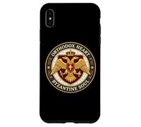 Cœur orthodoxe âme Byzantine Aigle byzance chrétien Coque pour iPhone XS Max