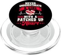 Cœur Ouvert de Sensibilisation à la Chirurgie du cœur jamais PopSockets PopGrip pour MagSafe