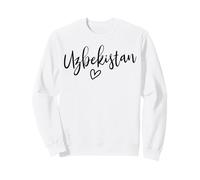 Cœur Ouzbékistan Amour des Femmes Ouzbékistan Sweatshirt