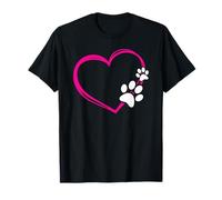 Cœur Patte propriétaire de chien Amoureux de chien Chiot Pet Furbaby T-Shirt