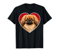 Cœur pékinois T-Shirt Graphique avec Valeur