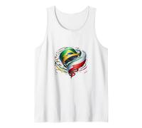 Cœur Pologne-Brésil Débardeur