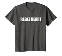Cœur Rebelle T-Shirt, Enfant, Asphalte, 8 Ans