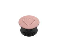 Cœur Rose pâle Minimaliste Doux esthétique Amour PopSockets PopGrip Adhésif