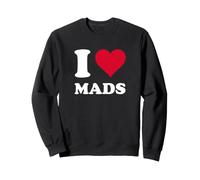 Cœur Rouge « I Love Mads » Sweatshirt