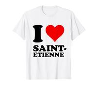 Cœur rouge I Love Saint-Etienne T-Shirt