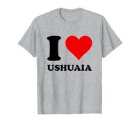 Cœur rouge I Love Ushuaia T-Shirt