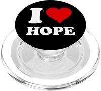 Cœur Rouge « Ich Liebe Hope » PopSockets PopGrip pour MagSafe