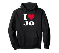 Cœur Rouge « Ich Liebe Jo » Sweat à Capuche