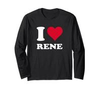 Cœur Rouge « Ich Liebe Rene » Manche Longue