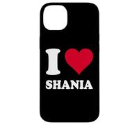 Cœur Rouge J'aime Shania Coque pour iPhone 14 Plus